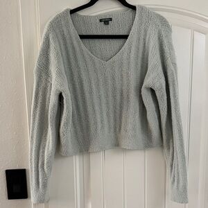 Mint wild fable cropped sweater